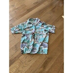 Hilo Hattie The Hawaiian Original Aloha Mens XL Button Short Sleeve Floral Shirt